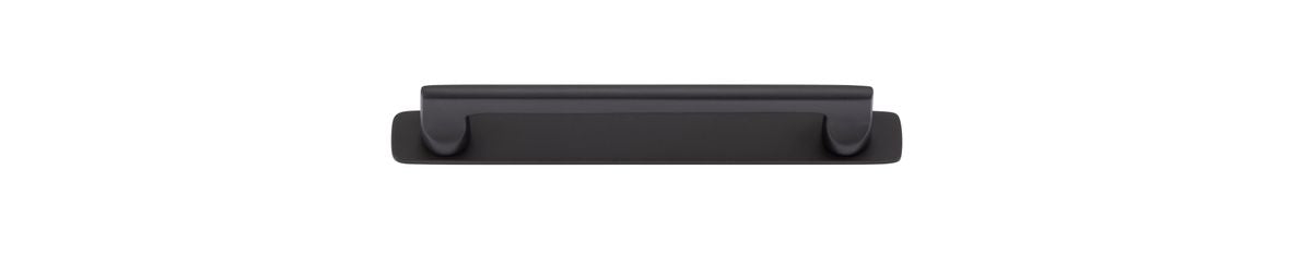 Iver Baltimore Cabinet Pull Centre to Centre 128mm ,160mm,256mm,320mm,450mm Matt Black - With Backplate & No Backplate