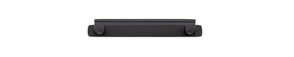 Iver Baltimore Cabinet Pull Centre to Centre 128mm ,160mm,256mm,320mm,450mm Matt Black - With Backplate & No Backplate