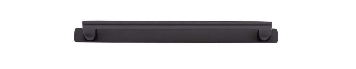 Iver Baltimore Cabinet Pull Centre to Centre 128mm ,160mm,256mm,320mm,450mm Matt Black - With Backplate & No Backplate