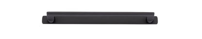 Iver Baltimore Cabinet Pull Centre to Centre 128mm ,160mm,256mm,320mm,450mm Matt Black - With Backplate & No Backplate