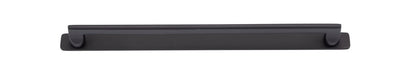 Iver Baltimore Cabinet Pull Centre to Centre 128mm ,160mm,256mm,320mm,450mm Matt Black - With Backplate & No Backplate