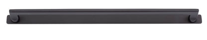 Iver Baltimore Cabinet Pull Centre to Centre 128mm ,160mm,256mm,320mm,450mm Matt Black - With Backplate & No Backplate