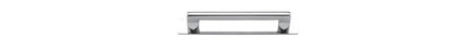 Iver Baltimore Cabinet Pull Centre to Centre 128mm ,160mm,256mm,320mm, 450mm Polished Chrome - With Backplate & No Backplate