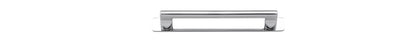 Iver Baltimore Cabinet Pull Centre to Centre 128mm ,160mm,256mm,320mm, 450mm Polished Chrome - With Backplate & No Backplate