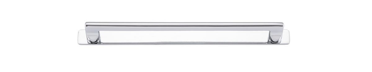 Iver Baltimore Cabinet Pull Centre to Centre 128mm ,160mm,256mm,320mm, 450mm Polished Chrome - With Backplate & No Backplate