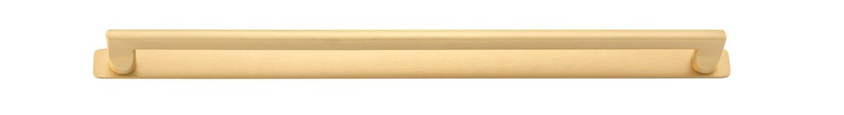 Iver Baltimore Cabinet Pull Centre to Centre 128mm ,160mm,256mm,320mm,450mm Brushed Brass- With Backplate & No Backplate