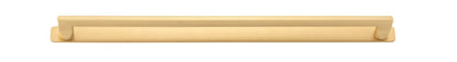 Iver Baltimore Cabinet Pull Centre to Centre 128mm ,160mm,256mm,320mm,450mm Brushed Brass- With Backplate & No Backplate