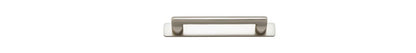 Iver Baltimore Cabinet Pull Centre to Centre 128mm ,160mm,256mm,320mm, 450mm Satin Nickel - With Backplate & No Backplate
