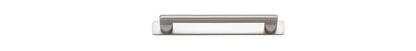 Iver Baltimore Cabinet Pull Centre to Centre 128mm ,160mm,256mm,320mm, 450mm Satin Nickel - With Backplate & No Backplate