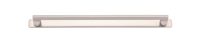 Iver Baltimore Cabinet Pull Centre to Centre 128mm ,160mm,256mm,320mm, 450mm Satin Nickel - With Backplate & No Backplate