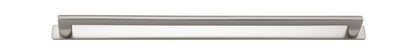 Iver Baltimore Cabinet Pull Centre to Centre 128mm ,160mm,256mm,320mm, 450mm Satin Nickel - With Backplate & No Backplate