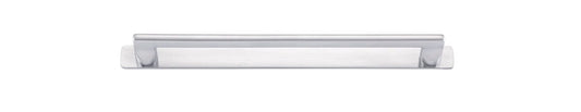 Iver Baltimore Cabinet Pull Centre to Centre 128mm ,160mm,256mm,320mm,450mm Brushed Chrome - With Backplate & No Backplate