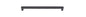 Iver Osaka Cabinet Pull Centre to Centre 96mm,128mm,160mm, 256mm Matt Black- With Backplate & No Backplate