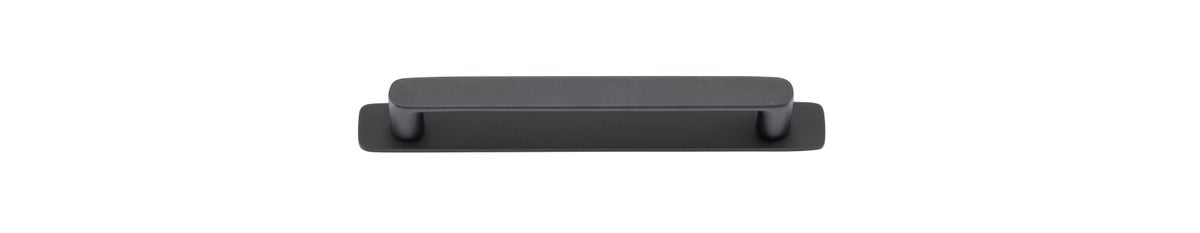 Iver Osaka Cabinet Pull Centre to Centre 96mm,128mm,160mm, 256mm Matt Black- With Backplate & No Backplate