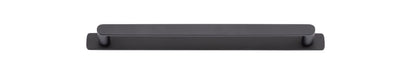 Iver Osaka Cabinet Pull Centre to Centre 96mm,128mm,160mm, 256mm Matt Black- With Backplate & No Backplate