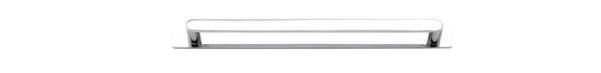 Iver Osaka Cabinet Pull Centre to Centre 96mm,128mm,160mm, 256mm Polished Chrome - With Backplate & No Backplate