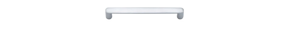 Iver Osaka Cabinet Pull Centre to Centre 96mm,128mm,160mm, 256mm Brushed Chrome- With Backplate & No Backplate