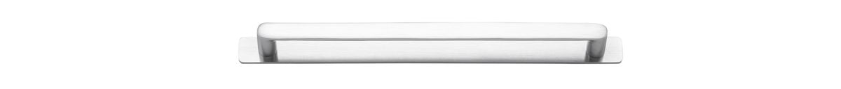 Iver Osaka Cabinet Pull Centre to Centre 96mm,128mm,160mm, 256mm Brushed Chrome- With Backplate & No Backplate