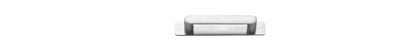 Iver Osaka Cabinet Pull Centre to Centre 96mm,128mm,160mm, 256mm Brushed Chrome- With Backplate & No Backplate