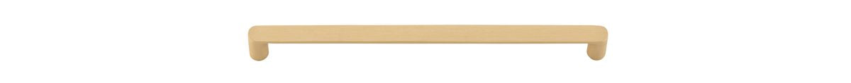 Iver Osaka Cabinet Pull Centre to Centre 96mm,128mm,160mm, 256mm Brushed Brass - With Backplate & No Backplate