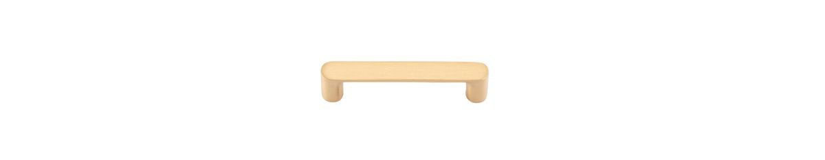 Iver Osaka Cabinet Pull Centre to Centre 96mm,128mm,160mm, 256mm Brushed Brass - With Backplate & No Backplate