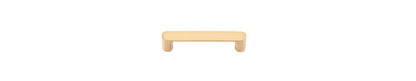 Iver Osaka Cabinet Pull Centre to Centre 96mm,128mm,160mm, 256mm Brushed Brass - With Backplate & No Backplate