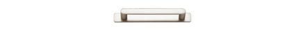 Iver Osaka Cabinet Pull Centre to Centre 96mm,128mm,160mm, 256mm Satin Nickel - With Backplate & No Backplate