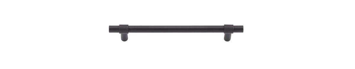 Iver Helsinki Cabinet Pull Centre to Centre 96mm,128mm,160mm, 256mm Matt Black - With Backplate & No Backplate