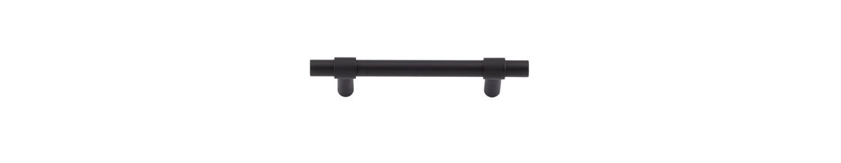 Iver Helsinki Cabinet Pull Centre to Centre 96mm,128mm,160mm, 256mm Matt Black - With Backplate & No Backplate
