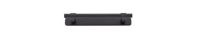 Iver Helsinki Cabinet Pull Centre to Centre 96mm,128mm,160mm, 256mm Matt Black - With Backplate & No Backplate