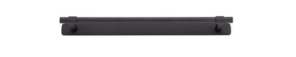 Iver Helsinki Cabinet Pull Centre to Centre 96mm,128mm,160mm, 256mm Matt Black - With Backplate & No Backplate