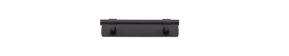 Iver Helsinki Cabinet Pull Centre to Centre 96mm,128mm,160mm, 256mm Matt Black - With Backplate & No Backplate
