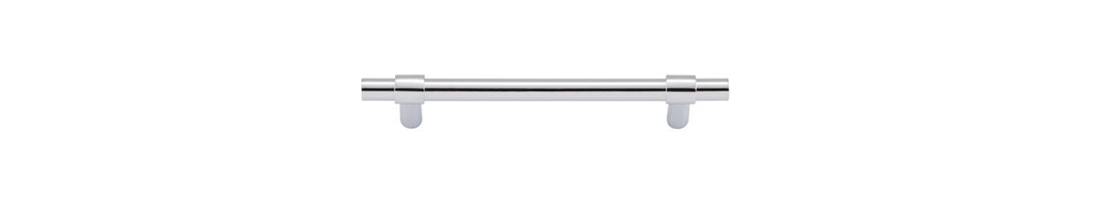 Iver Helsinki Cabinet Pull Centre to Centre 96mm,128mm,160mm, 256mm Polished Chrome - With Backplate & No Backplate