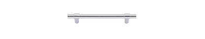 Iver Helsinki Cabinet Pull Centre to Centre 96mm,128mm,160mm, 256mm Polished Chrome - With Backplate & No Backplate