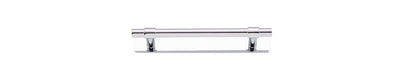 Iver Helsinki Cabinet Pull Centre to Centre 96mm,128mm,160mm, 256mm Polished Chrome - With Backplate & No Backplate