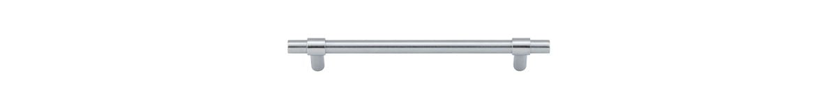 Iver Helsinki Cabinet Pull Centre to Centre 96mm,128mm,160mm, 256mm Brushed Chrome - With Backplate & No Backplate