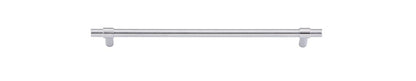 Iver Helsinki Cabinet Pull Centre to Centre 96mm,128mm,160mm, 256mm Brushed Chrome - With Backplate & No Backplate