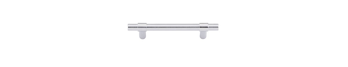 Iver Helsinki Cabinet Pull Centre to Centre 96mm,128mm,160mm, 256mm Brushed Chrome - With Backplate & No Backplate