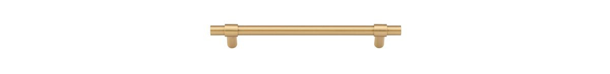 Iver Helsinki Cabinet Pull Centre to Centre 96mm,128mm,160mm, 256mm Brushed Brass - With Backplate & No Backplate