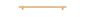 Iver Helsinki Cabinet Pull Centre to Centre 96mm,128mm,160mm, 256mm Brushed Brass - With Backplate & No Backplate
