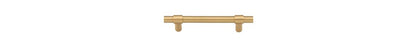 Iver Helsinki Cabinet Pull Centre to Centre 96mm,128mm,160mm, 256mm Brushed Brass - With Backplate & No Backplate
