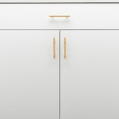 Iver Helsinki Cabinet Pull Centre to Centre 96mm,128mm,160mm, 256mm Brushed Brass - With Backplate & No Backplate