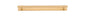 Iver Helsinki Cabinet Pull Centre to Centre 96mm,128mm,160mm, 256mm Brushed Brass - With Backplate & No Backplate