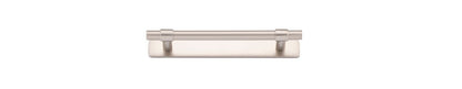 Iver Helsinki Cabinet Pull Centre to Centre 96mm,128mm,160mm, 256mm Satin Nickel - With Backplate & No Backplate