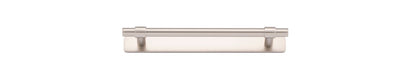 Iver Helsinki Cabinet Pull Centre to Centre 96mm,128mm,160mm, 256mm Satin Nickel - With Backplate & No Backplate