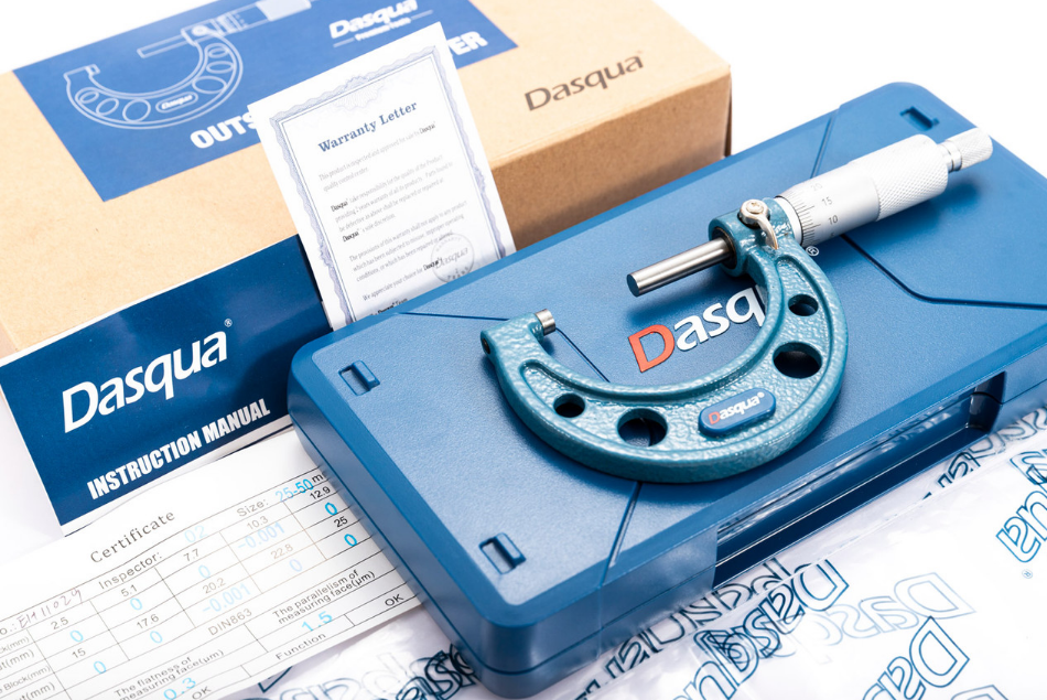 Trucut Heavy Duty Dasqua Outside Micrometer 0-25mm & 25-50mm
