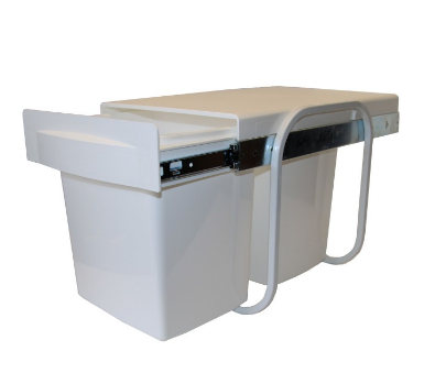 Sige Italian Kimberley 30Litre ,Cabinet 400mm & Door 400mm Twin Pullout Bin Waste Separation System Metal Frame