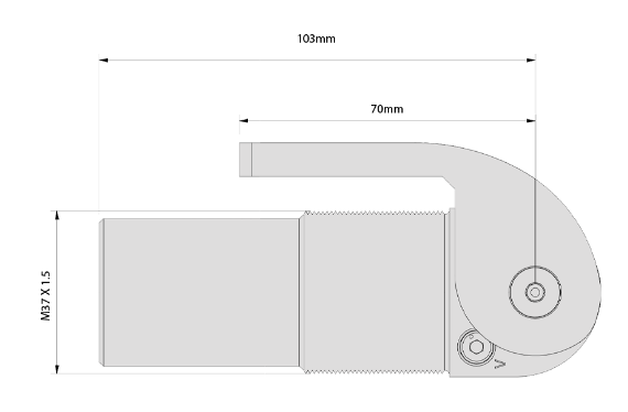 D&D Technologies DD TECH SURECLOSE CENTRE & FLUSH ALUMINIUM FSA-METRIC MNT SAFETY HINGE CLOSER W/FINAL