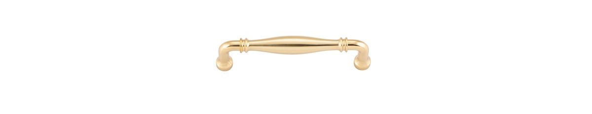 Iver Sarlat Cabinet Pull Centre to Centre 128mm,160mm,256mm, 320mm,450mm Polished Brass - With Backplate & No Backplate