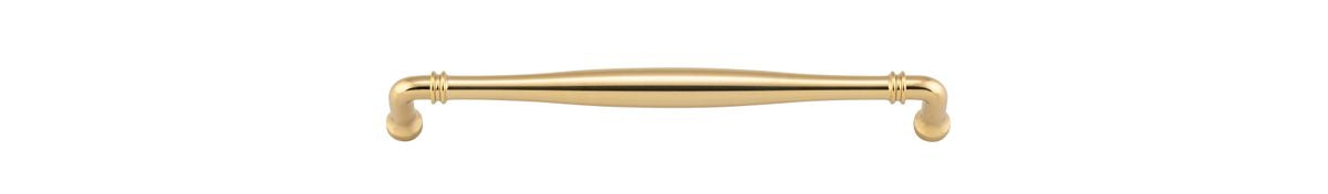 Iver Sarlat Cabinet Pull Centre to Centre 128mm,160mm,256mm, 320mm,450mm Polished Brass - With Backplate & No Backplate